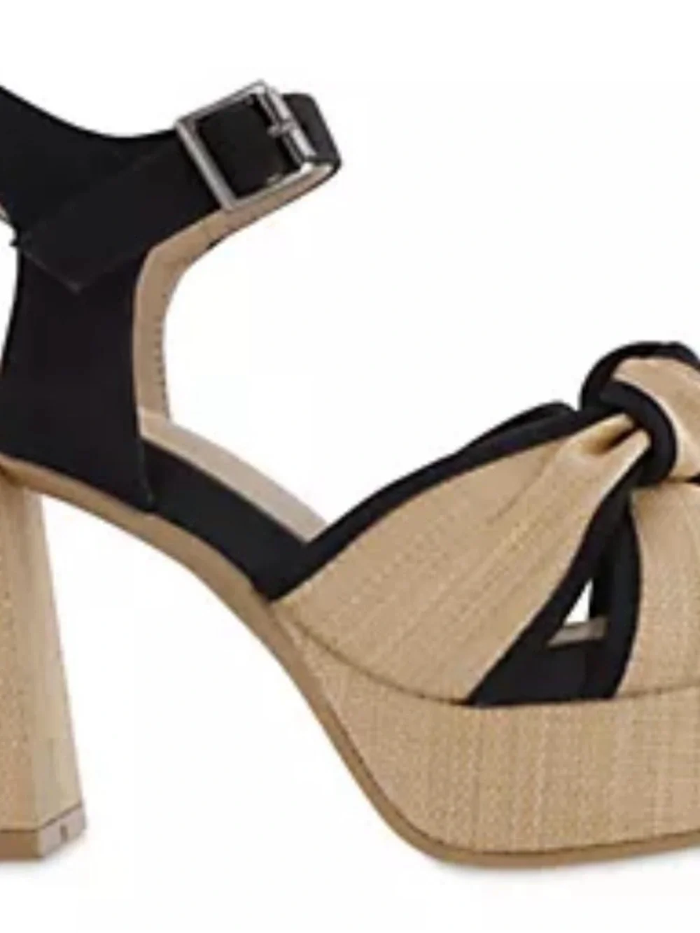 NWT. Mia Woven Platform Sandals -Roxie